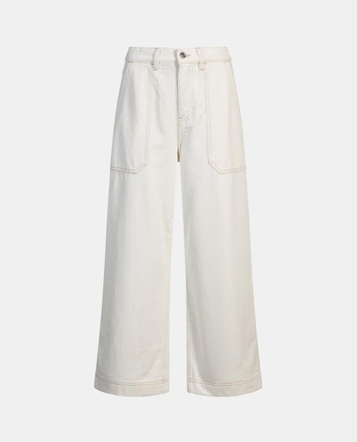 Imagen 0 de Pantalón de mujer denim con bordado