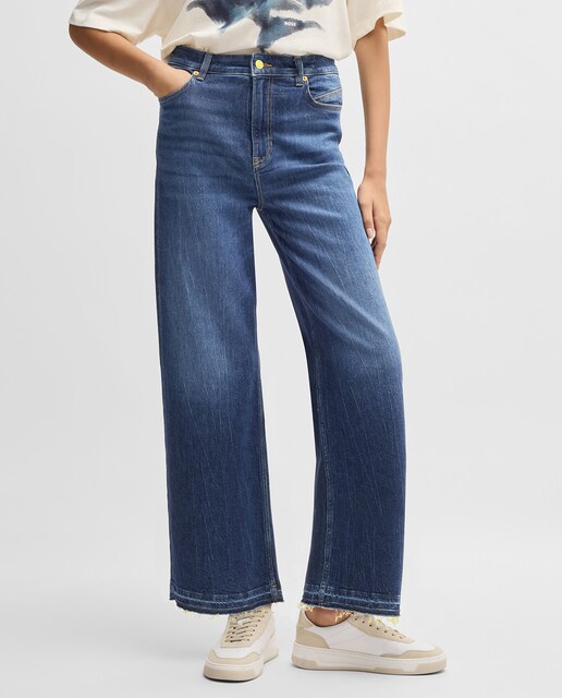 Imagen 0 de Pantalón denim de pierna ancha