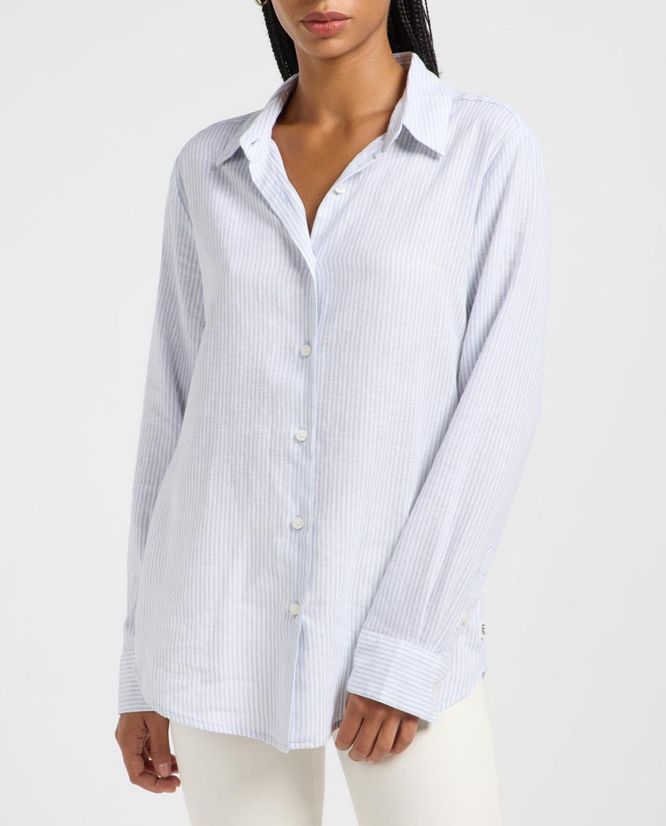 Imagen 0 de Camisa de manga larga de mujer minimalista