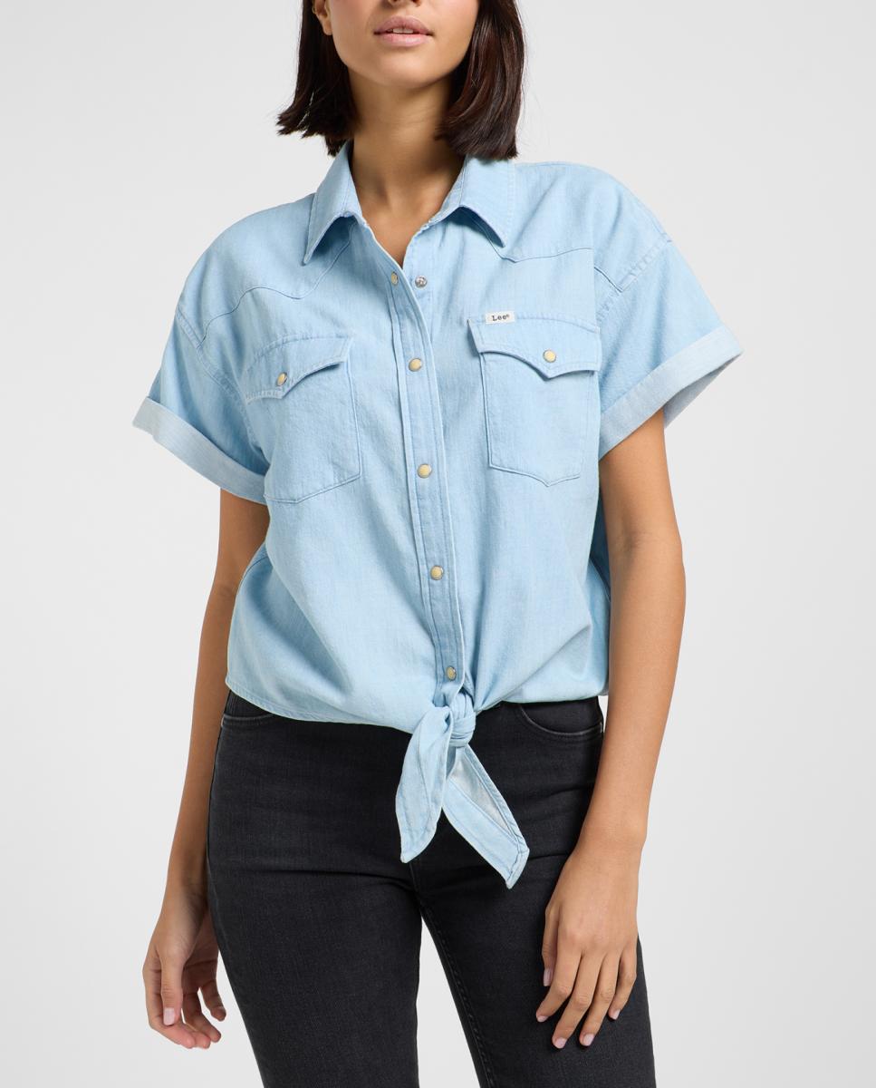 Imagen 0 de Camisa de mujer con cinturón
