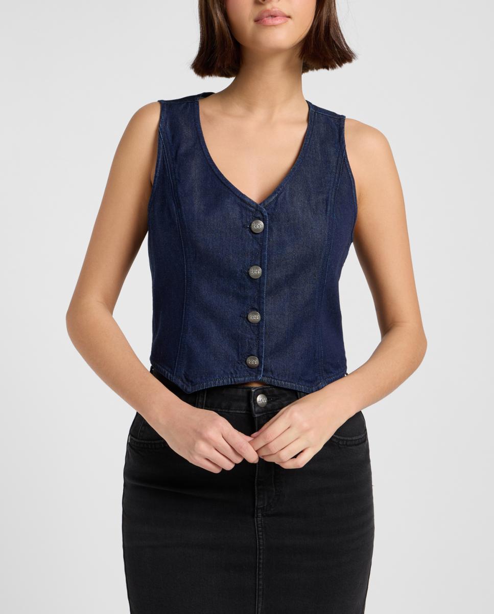 Imagen 0 de Camisa de manga larga de mujer escote en V