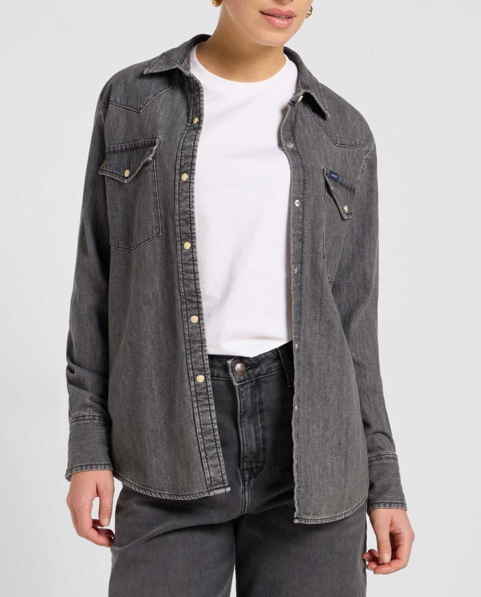 Imagen 0 de Camisa de manga larga de mujer estándar