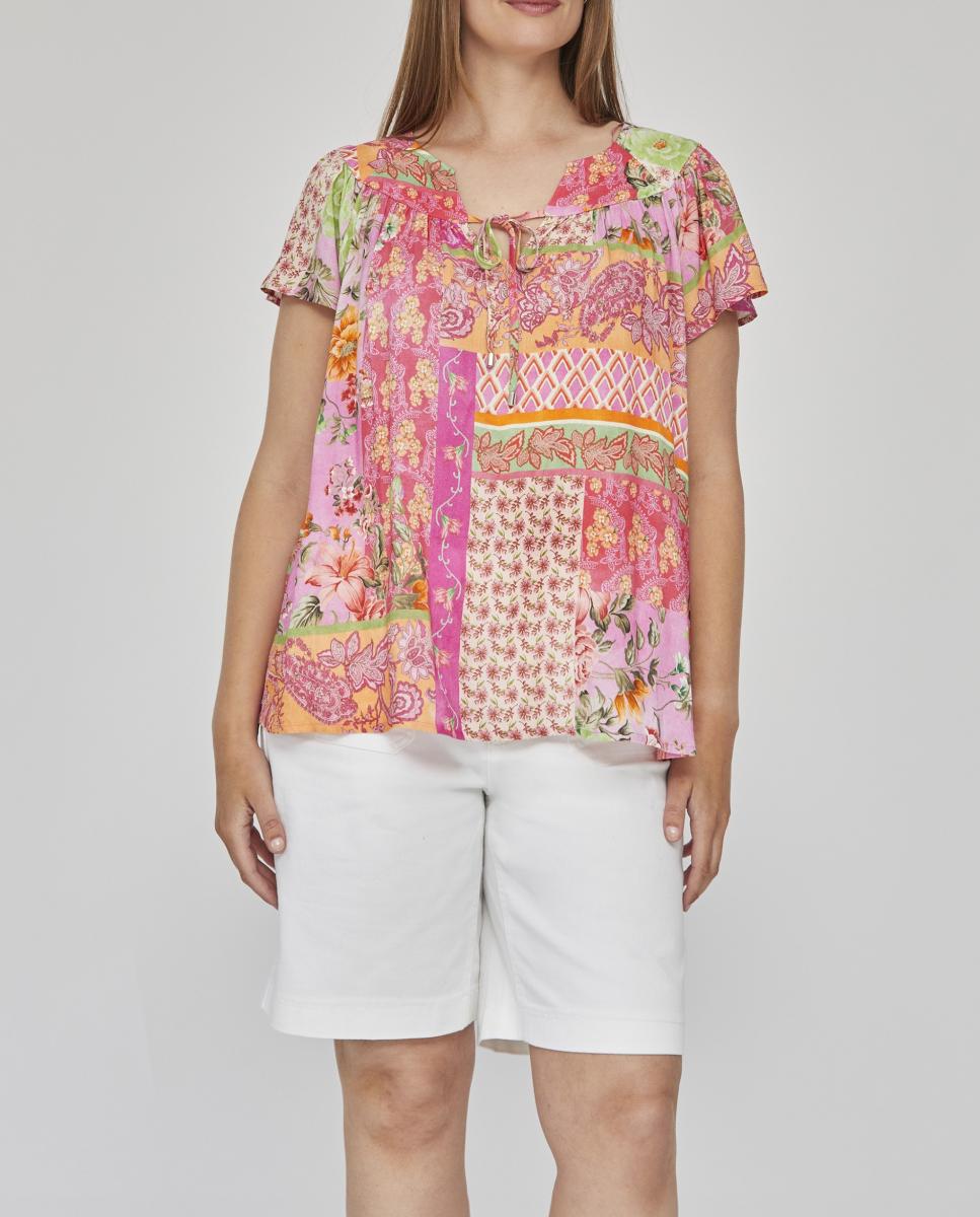 Imagen 0 de Blusa estampada manga corta