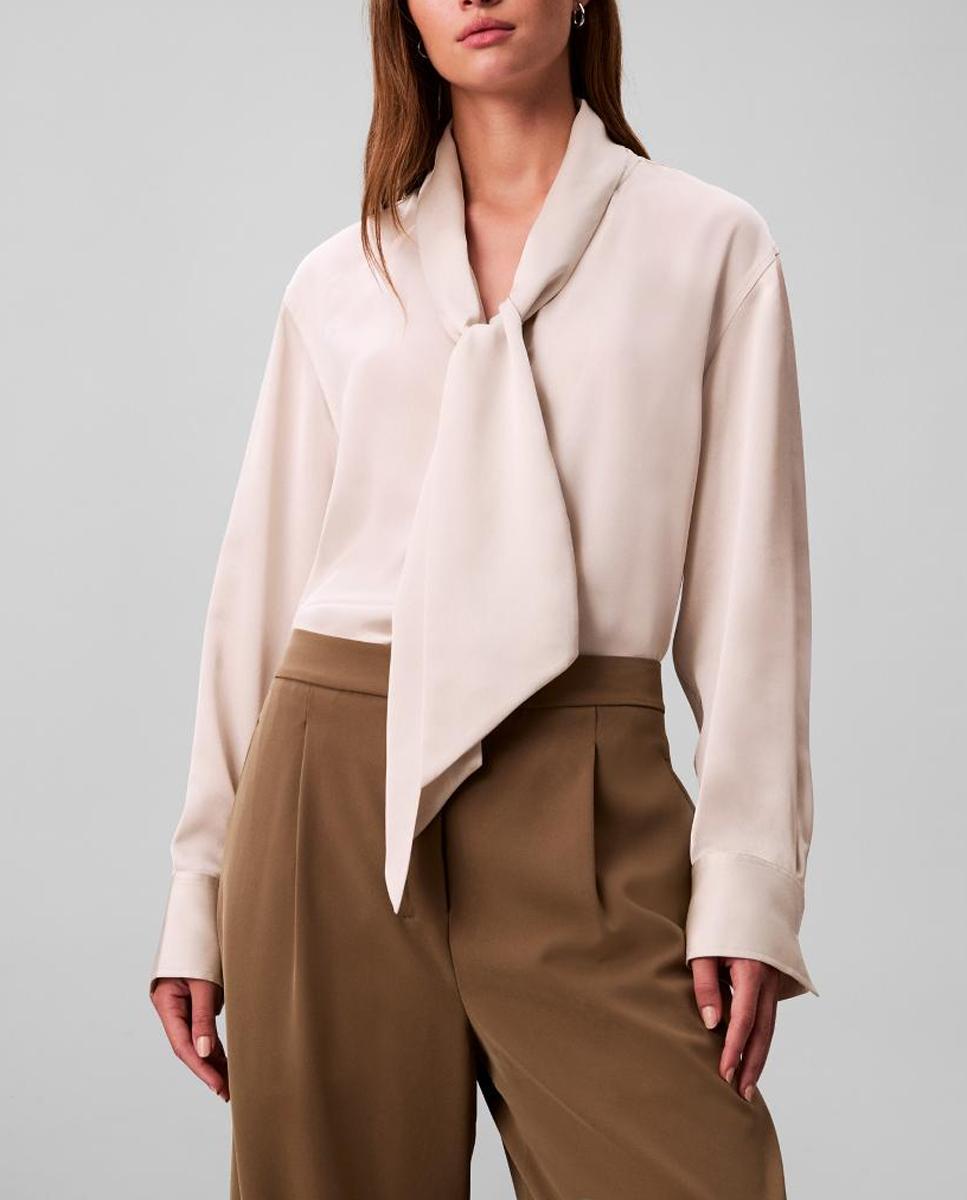 Imagen 0 de Camisa satinada de mujer