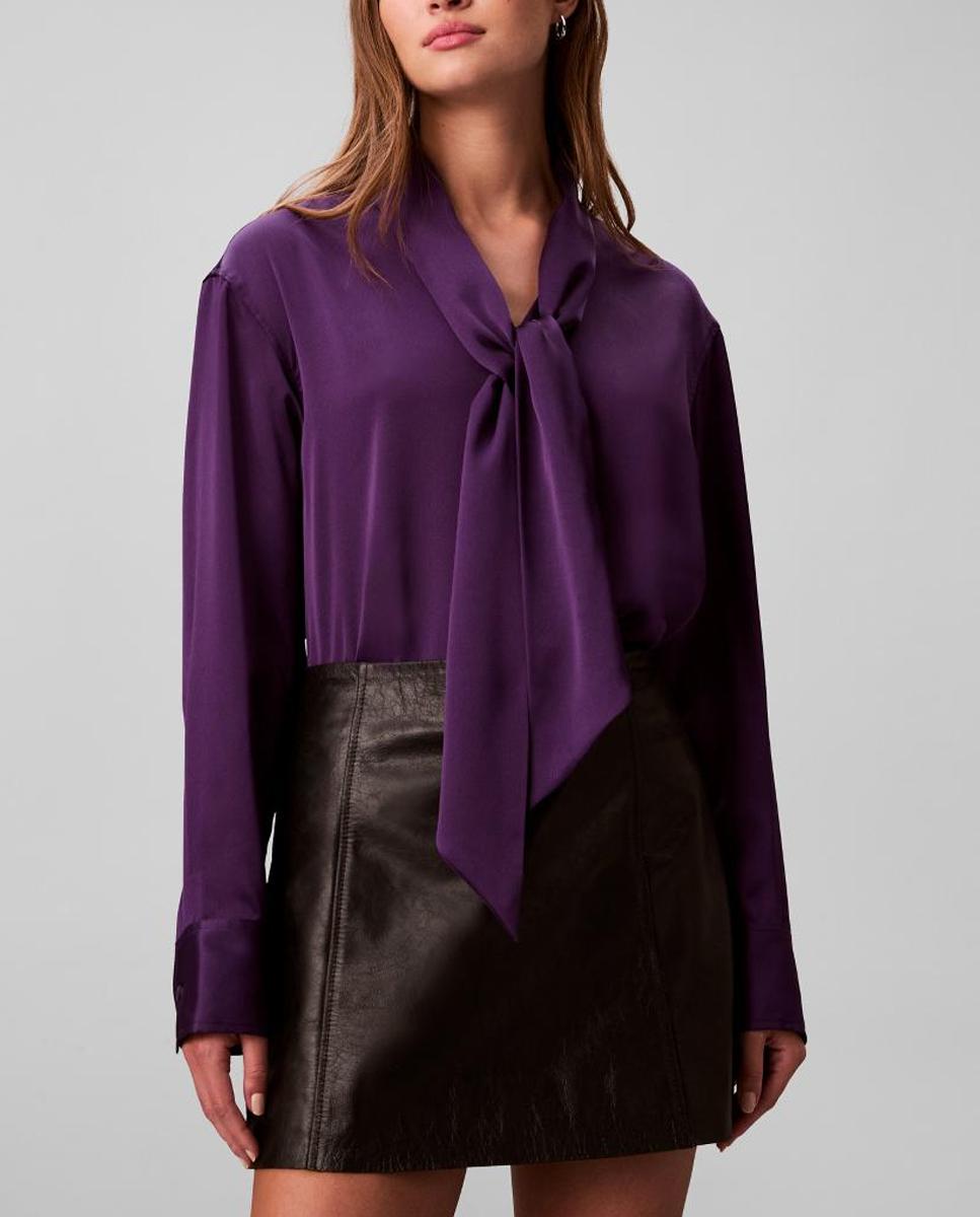 Imagen 0 de Camisa satinada de mujer