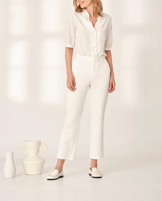 Imagen 0 de Camisa de mujer de manga larga con gofrado