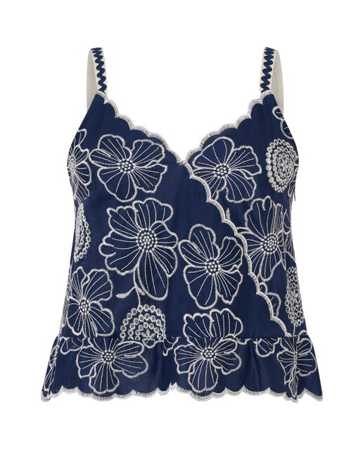 Imagen 0 de Camisa de mujer de manga corta con abotonadura