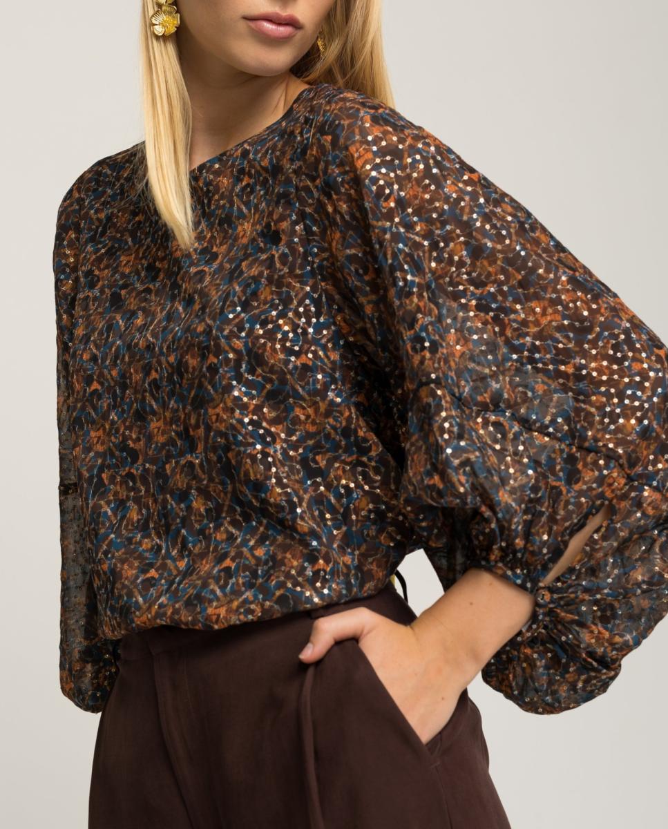 Imagen 0 de Blusa de mujer de manga francesa