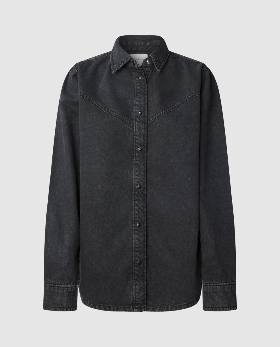 Imagen 0 de Camisa de mujer denim fit oversize