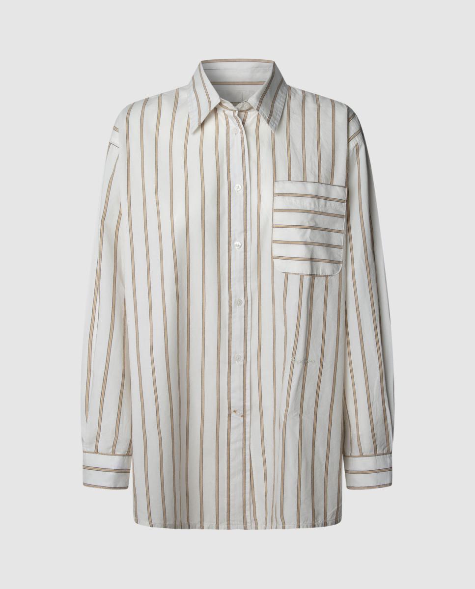 Imagen 0 de Camisa de mujer loose fit de manga larga
