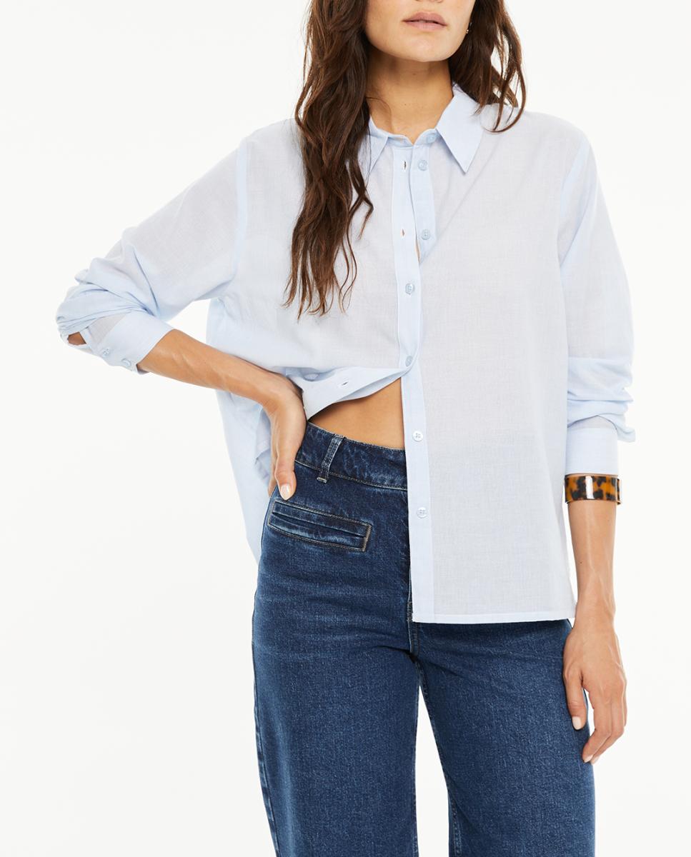 Imagen 0 de Camisa de mujer chambray