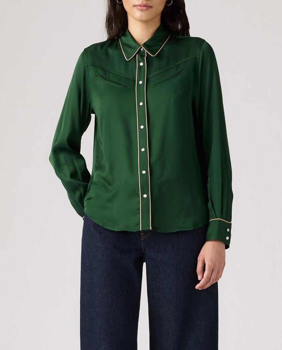 Imagen 0 de Camisa de mujer de manga larga