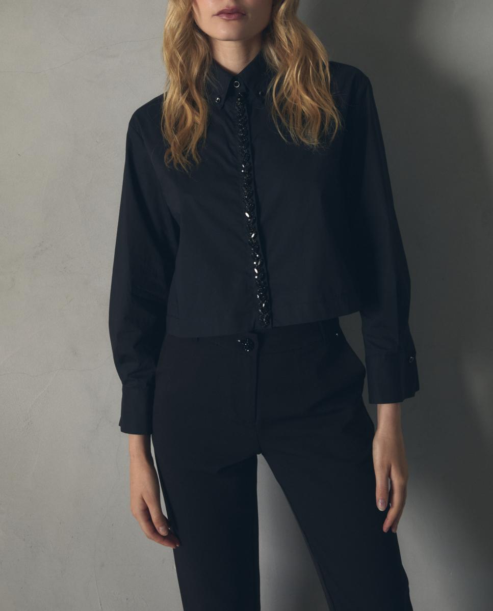 Imagen 0 de Camisa de mujer estilo cropped