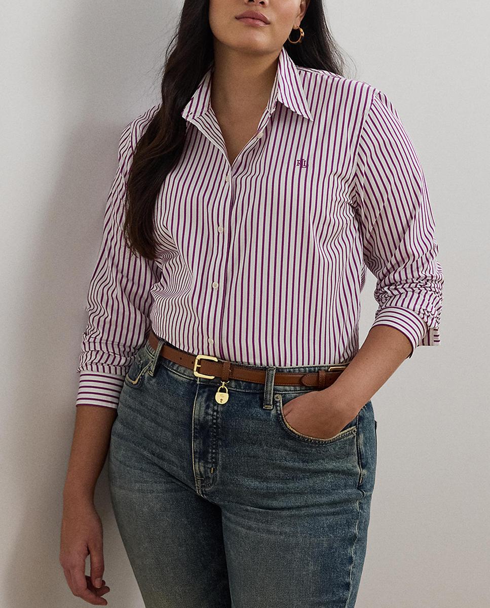 Imagen 0 de Camisa de mujer de algodón Classic Fit