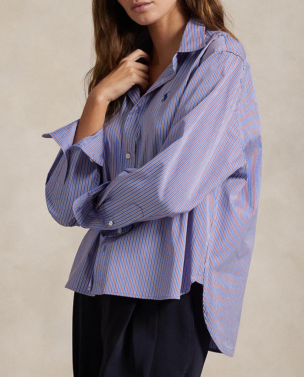 Imagen 0 de Camisa de mujer corta de algodón
