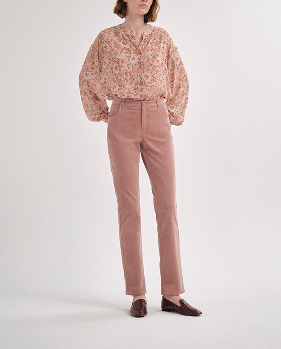 Imagen 0 de Camisa de mujer managa larga y cuello camisero