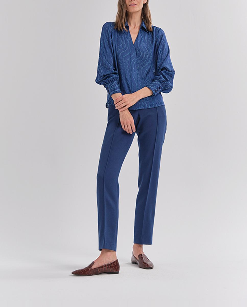 Imagen 0 de Camisa de mujer camisera manga larga