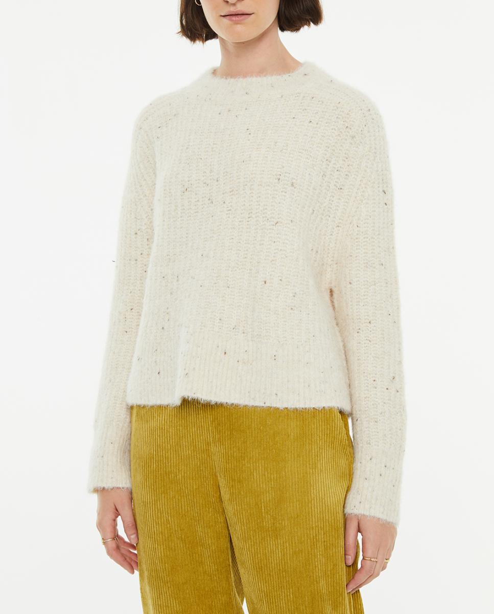 Imagen 0 de Jersey  de mujer grueso tweed cuello perkins