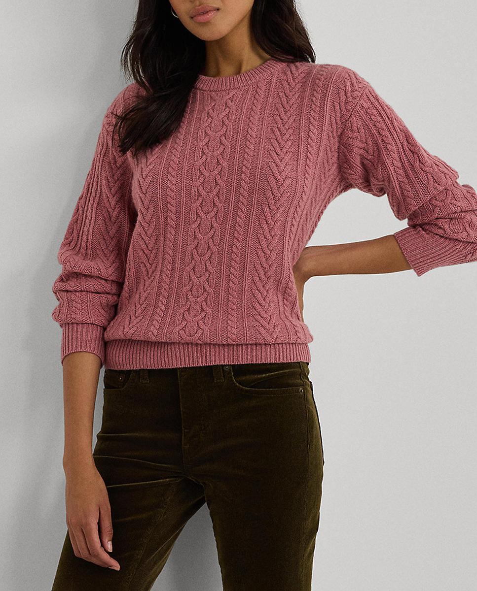 Imagen 0 de Jersey de mujer de lana con un toque de cachemira