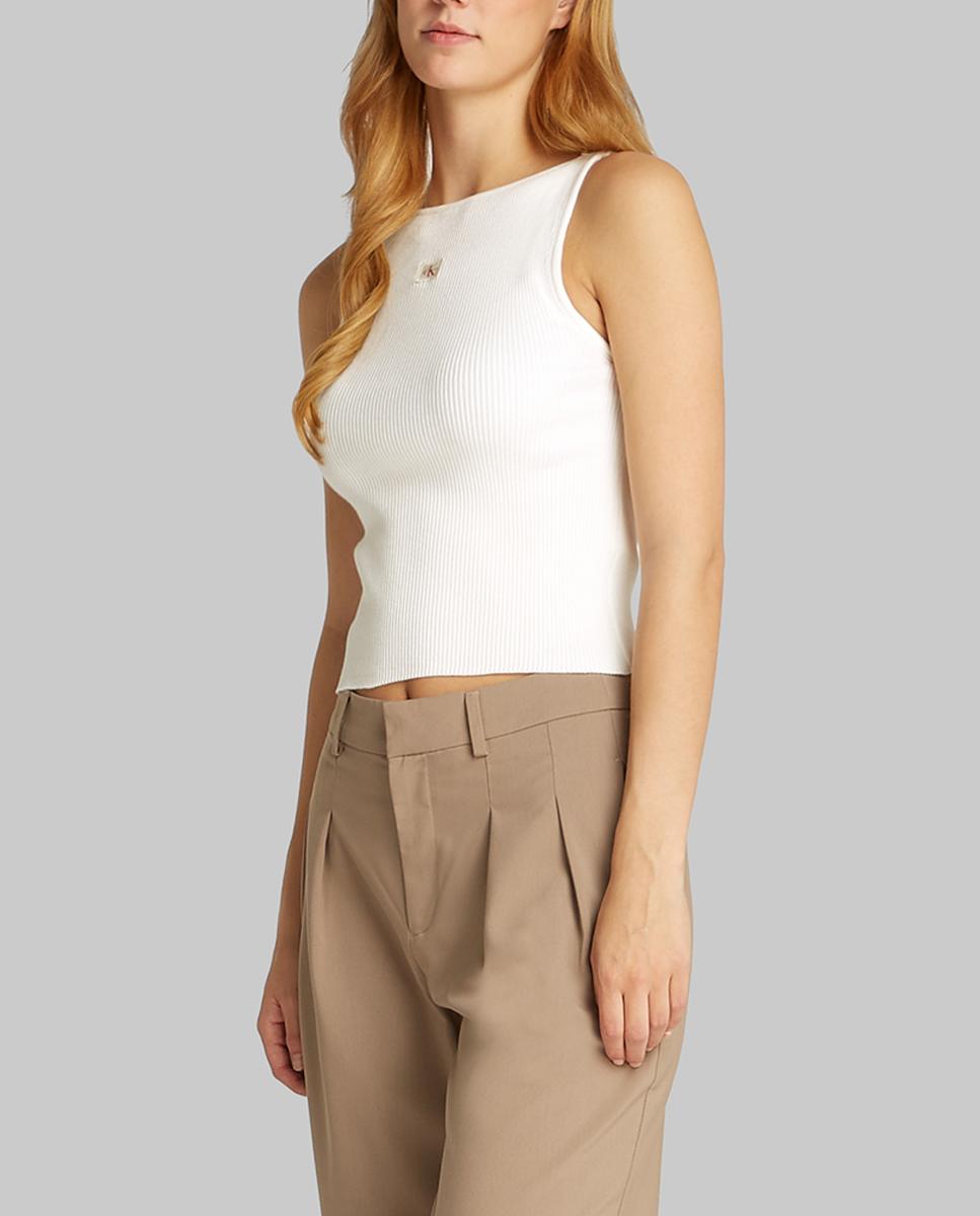 Imagen 0 de Jersey de mujer canalé sin mangas