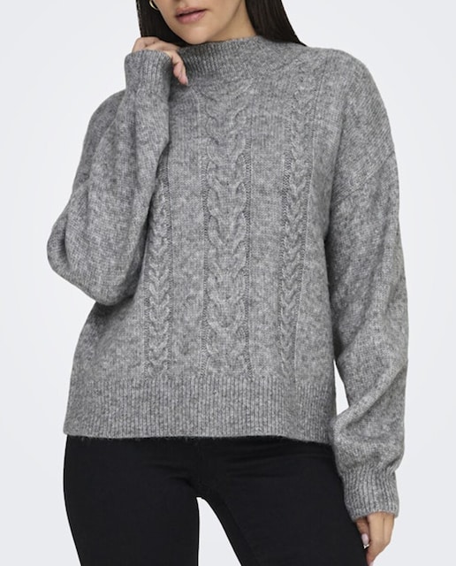 Imagen 0 de Jersey de mujer de manga larga y cuello perkins