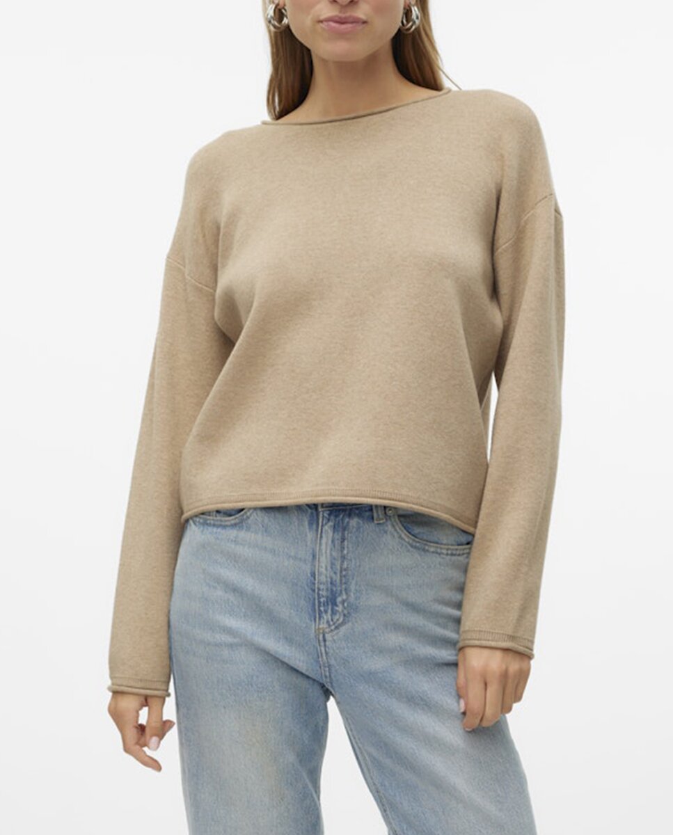 Imagen 0 de Jersey de punto recto de mujer