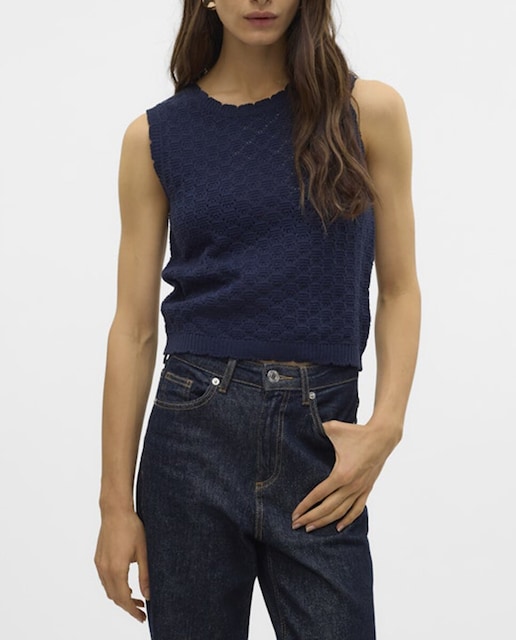 Imagen 0 de Chaleco de punto fino de mujer