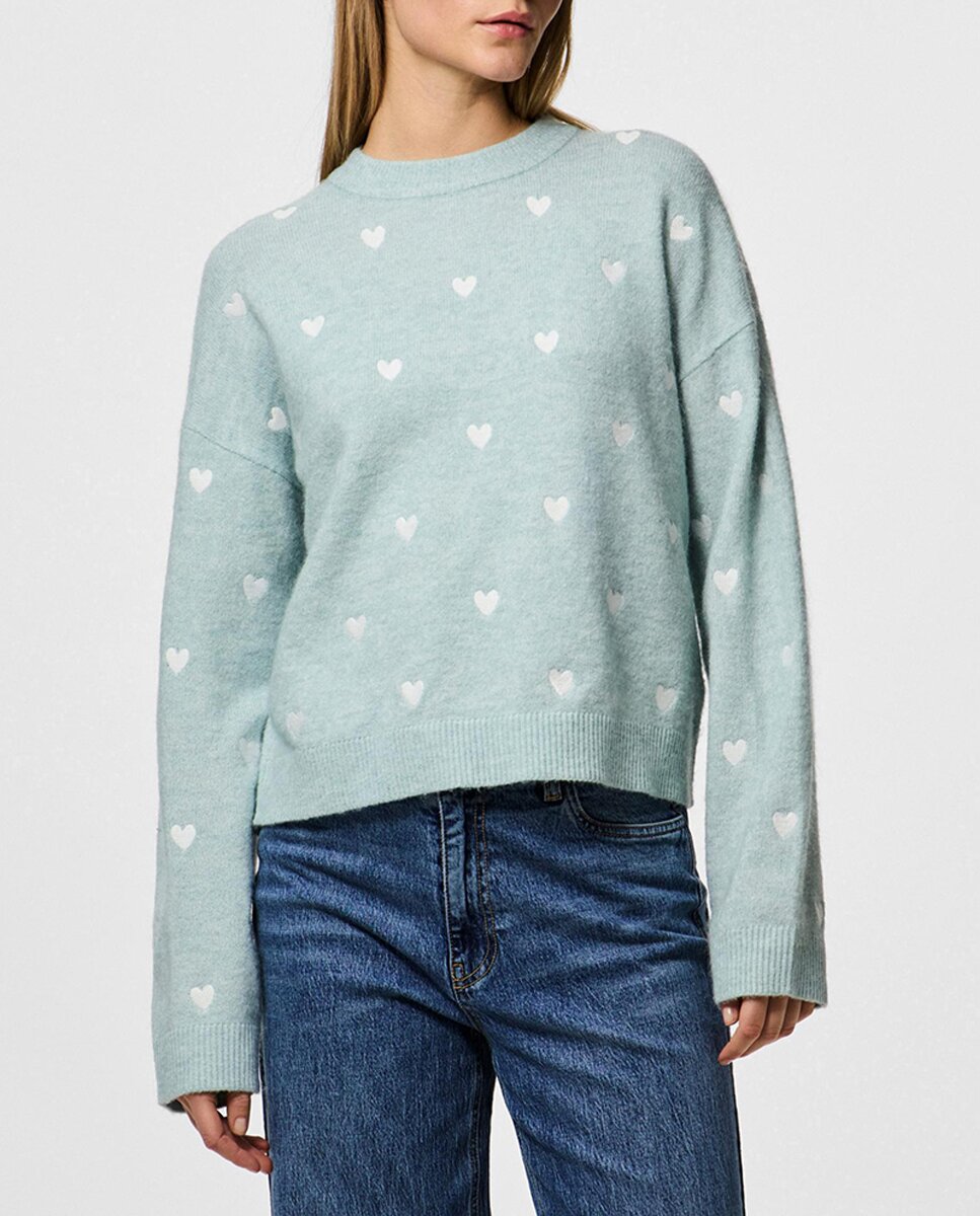 Imagen 0 de Jersey de corazones de mujer.