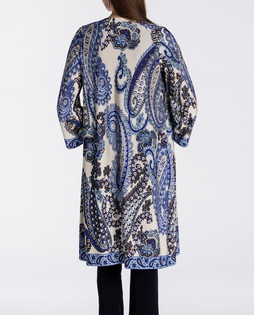 Imagen 0 de Chaqueta de mujer tipo kimono, de tela con estampado paisley