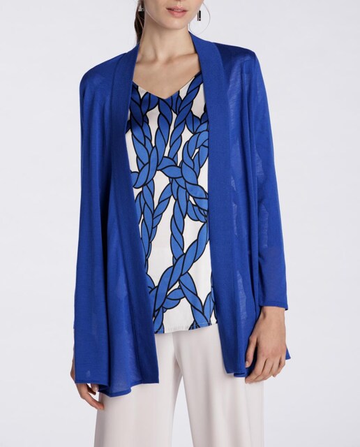 Imagen 0 de Chaqueta abierta de mujer, lisa de manga larga