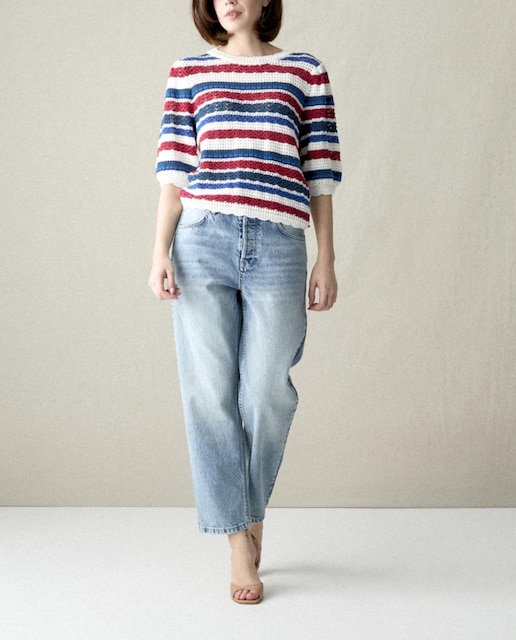 Imagen 0 de Jersey manga larga rayas colores