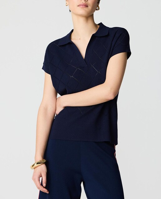 Imagen 0 de Polo de mujer de punto con rombos