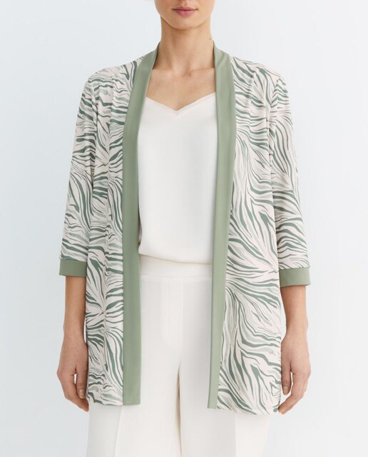 Imagen 0 de Chaqueta de mujer estampada manga 3/4