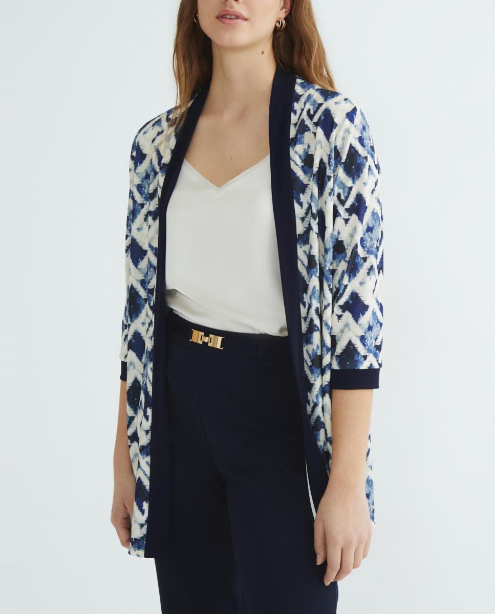 Imagen 0 de Chaqueta de mujer estampada manga 3/4