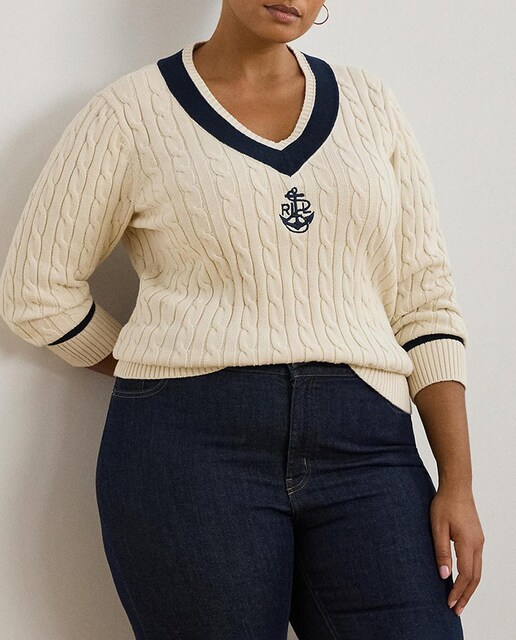 Imagen 0 de Jersey de mujer talla grande de algodón