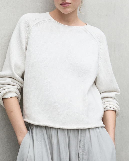 Imagen 0 de Jersey de punto de mujer cuello redondo relaxed fit