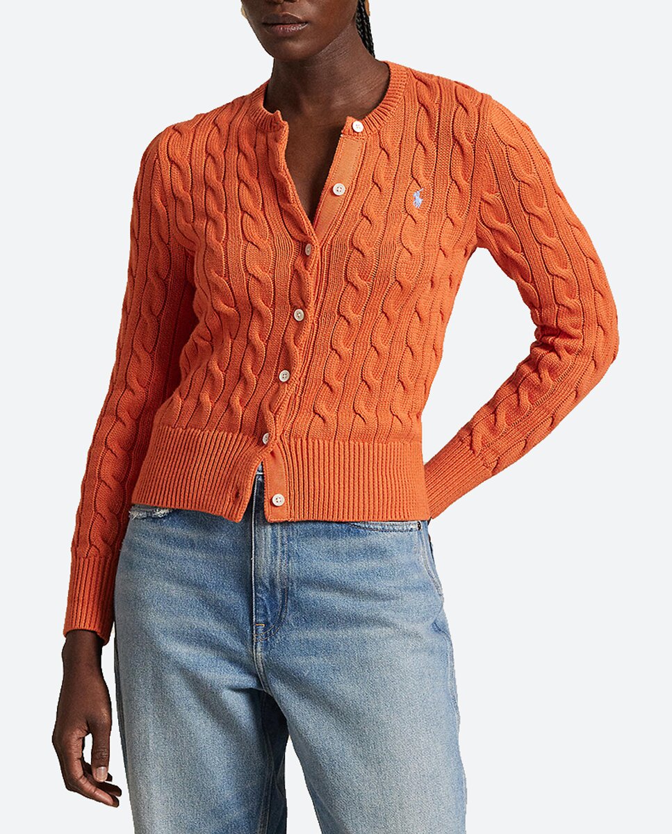 Imagen 0 de Jersey de mujer tipo cárdigan con logo