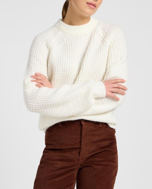 Imagen 0 de Jersey de mujer de punto y corte relajado