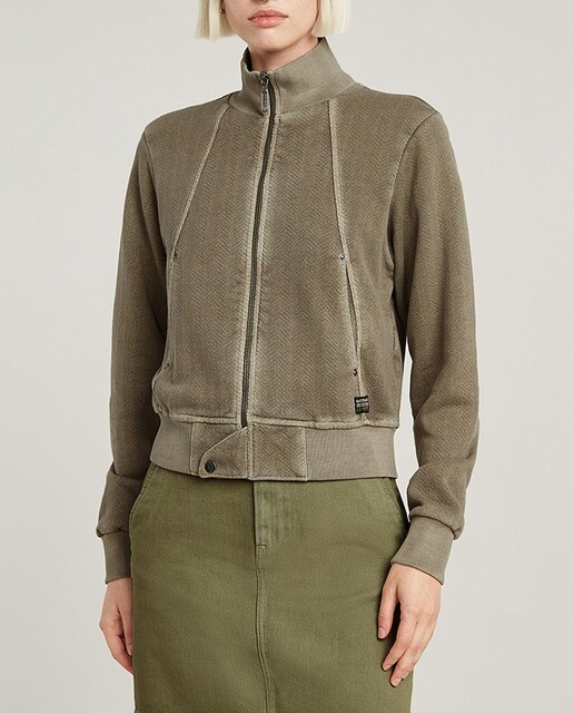 Imagen 0 de Chaqueta Overdyed Slim Track Sweater de mujer