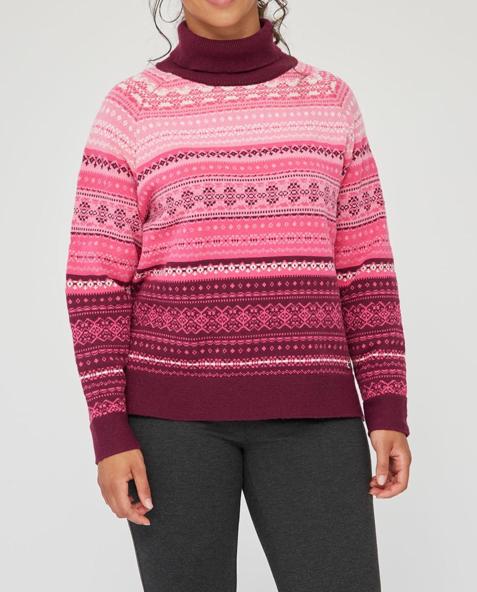 Imagen 0 de Jersey punto jacquard cuello alto