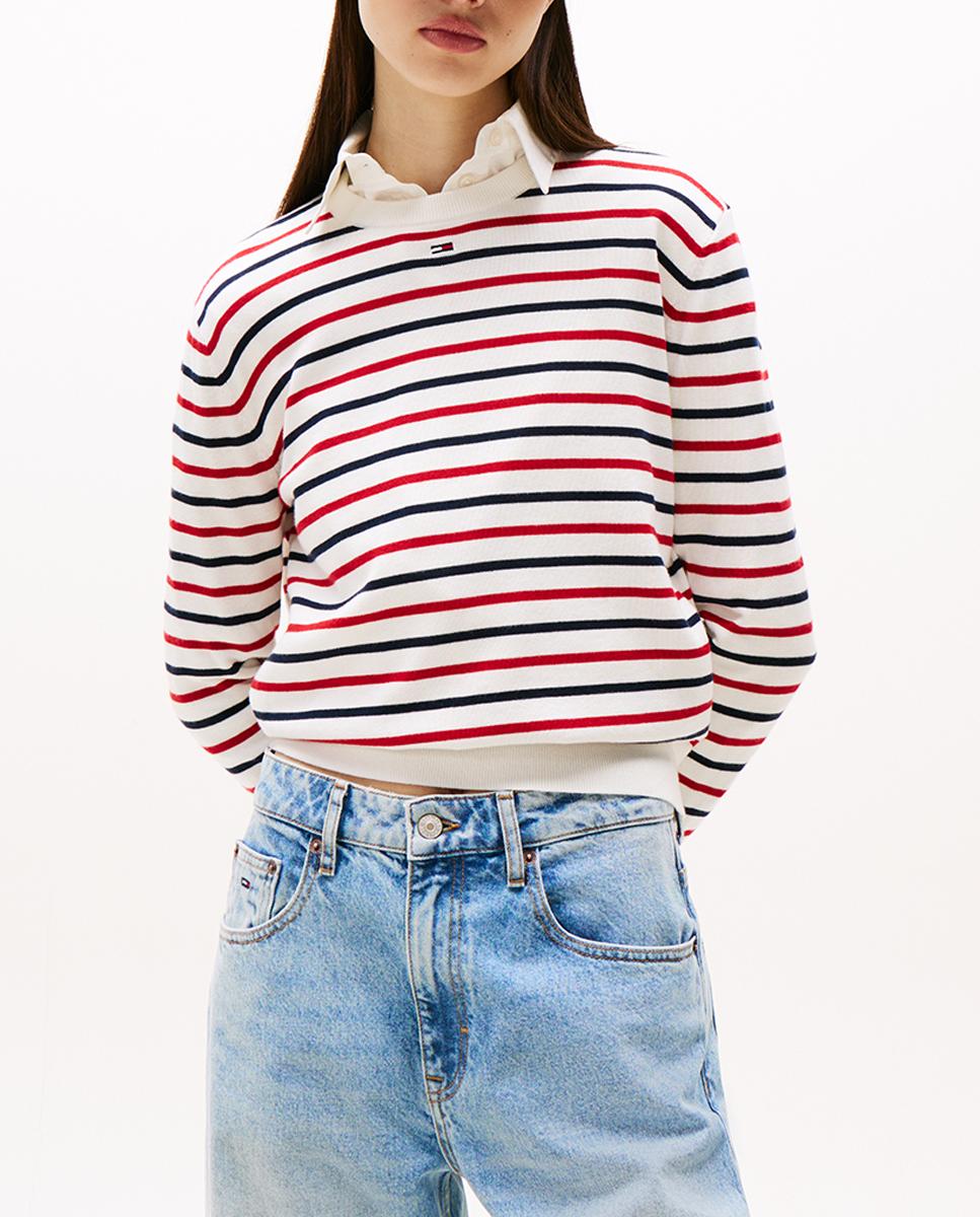 Imagen 0 de Jersey básico de mujer con cuello redondo
