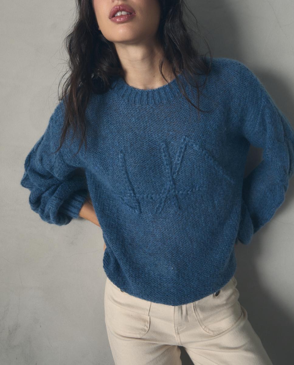 Imagen 0 de Jersey  mohair mangas abullonadas