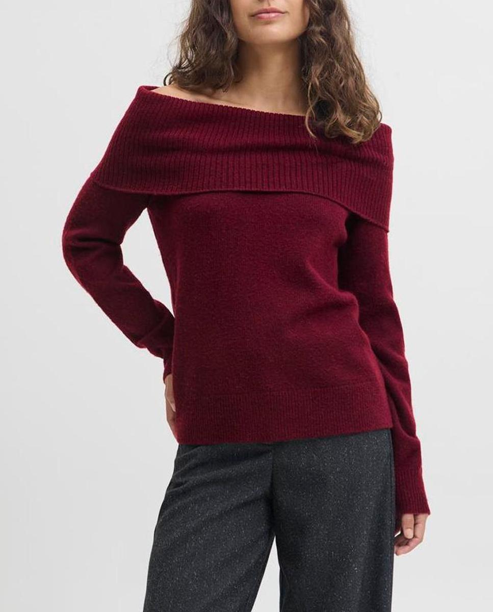 Imagen 0 de Jersey de punto de mujer sin hombros