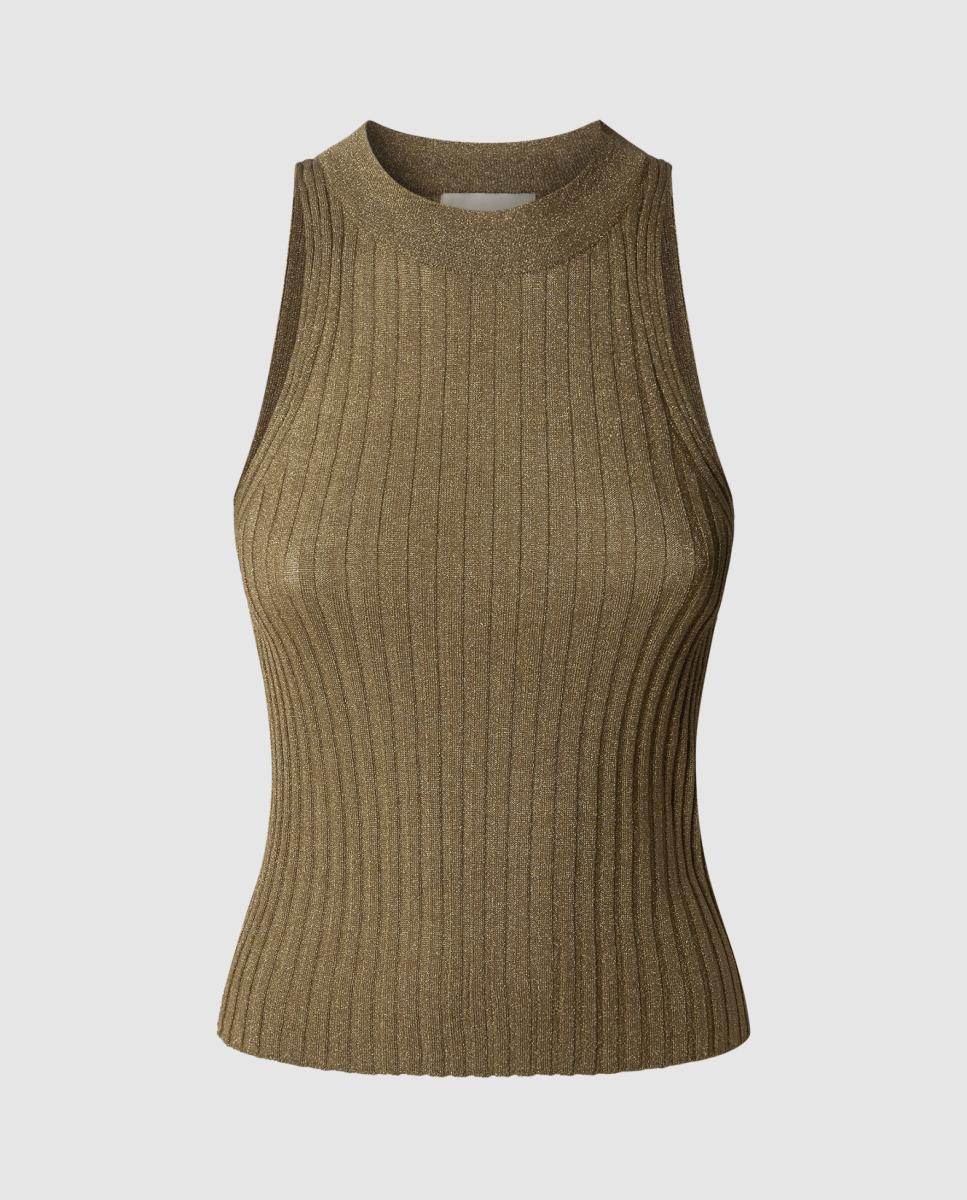 Imagen 0 de Top halter de mujer sin mangas