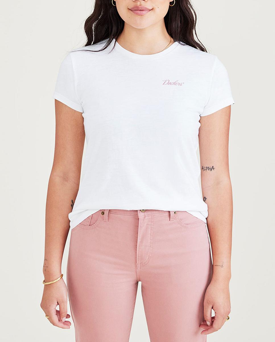 Imagen 0 de Camiseta de manga corta cuello redondo