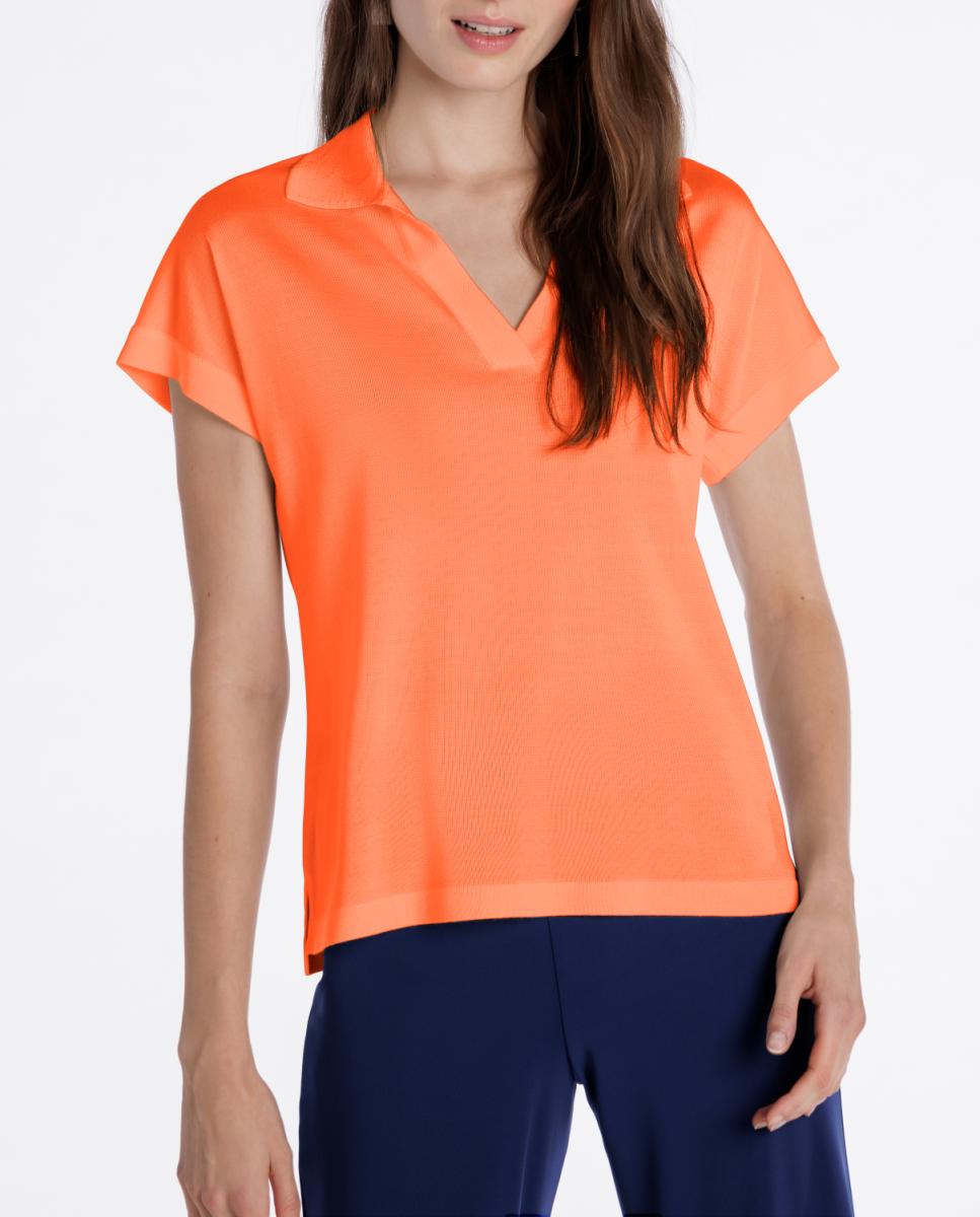 Imagen 0 de Polo de mujer de punto liso y manga corta