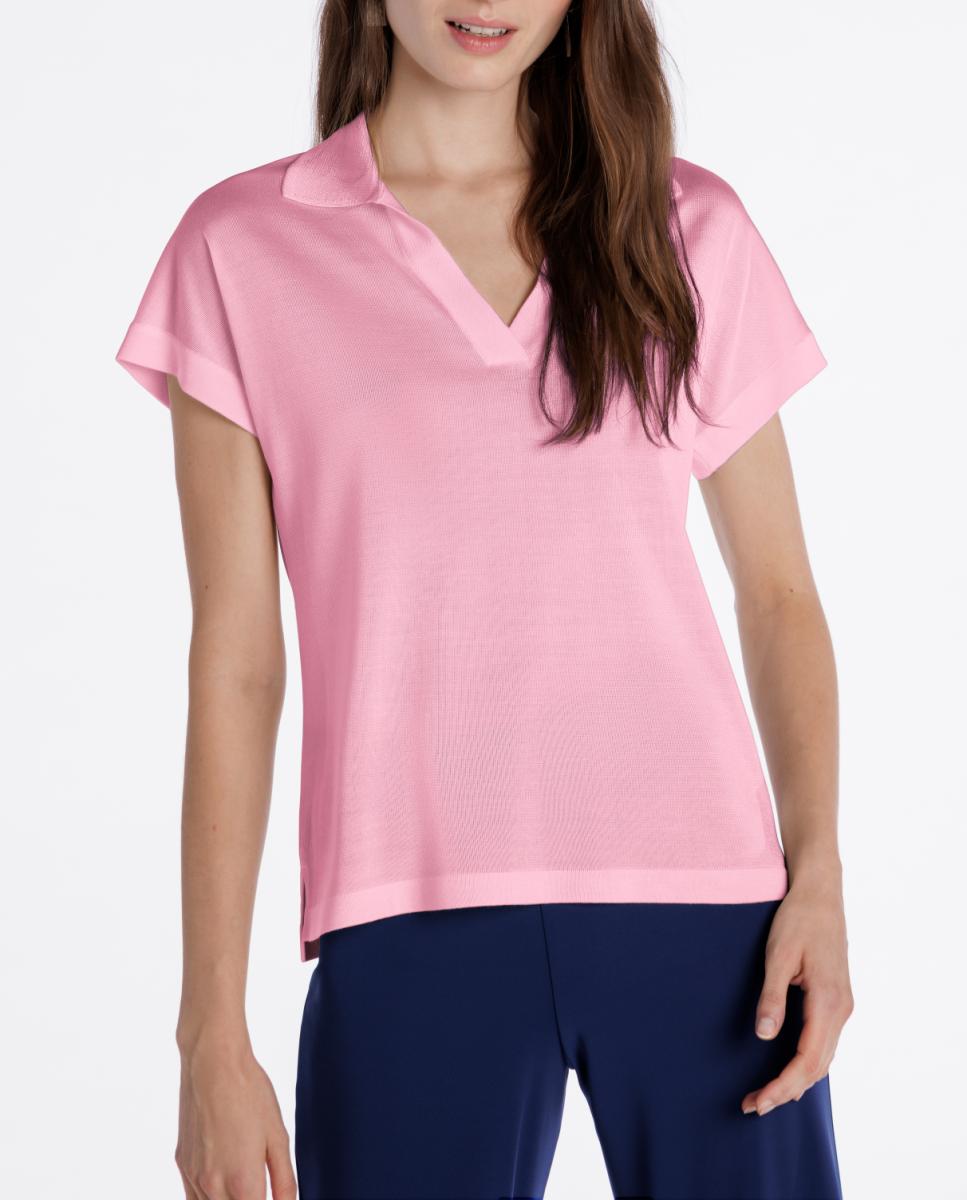 Imagen 0 de Polo de mujer de punto liso y manga corta