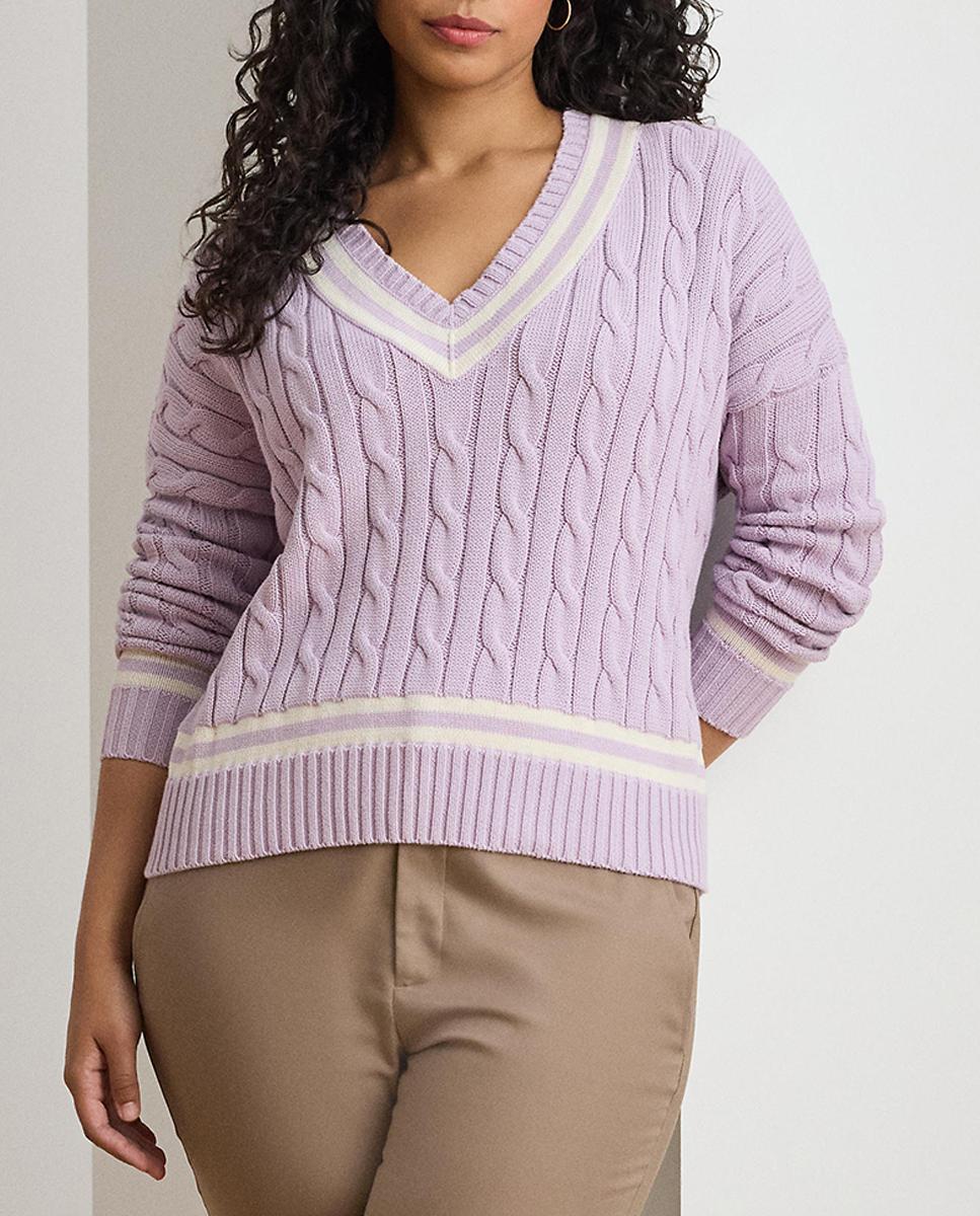 Imagen 0 de Jersey de mujer talla grande de algodón