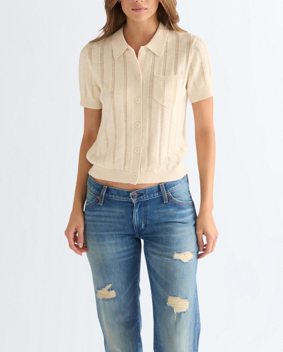 Imagen 0 de Polo de punto de mujer