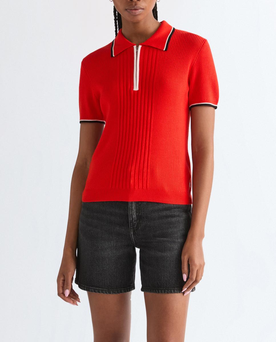 Imagen 0 de Polo de punto de mujer
